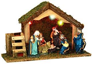 creche de noel lumineuse et musicale 2